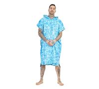 After Essentials - Micro Polaire Poncho Ocean - Changing Robe