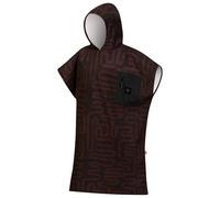 After Essentials - Tech Pocket Series Poncho Black Snake - Changing Robe