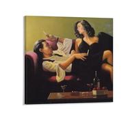 After Midnight by jack_vettriano Wall Art Prints Poster Canvas Painting Poster Wall Art Decorative Picture Prints Modern Decor 12x12inch(30x30cm)