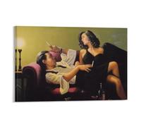 After Midnight by jack_vettriano Wall Art Prints Poster Posters Wall Art Painting Canvas Prints Decor Poster Artworks 12x18inch(30x45cm)