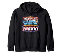 After Monday And Tuesday Even Calendar Says WTF Funny Saying Zip Hoodie