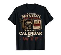 After Monday and Tuesday Even the Calendar Says WTF Workweek T-Shirt