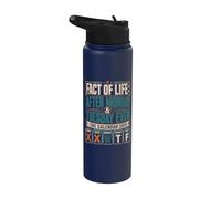 After Monday Tuesday Even The Calender Says WTF Funny Stainless Steel Insulated Water Bottle