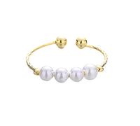 After Of Small Pearl Open Ring Japanese And Korean Version Design Personality Cool And Sweet Food Finger Ring Female Fashion Rings Women (GD2, A)