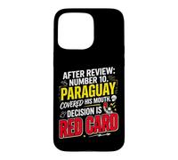 After Review: Number 10. Covered his mouth. Decision is Red Case for iPhone 15 Pro Max