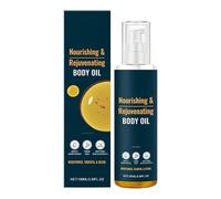 After-Shower Body Oil for Women, Natural Moisturizer with Cold Pressed Jojoba, Baobab, Sea Buckthorn Oil & E, Non-Greasy & Fast-Absorbing, for Dry Skin in Bathroom, Bedroom & Post-Bath Routine