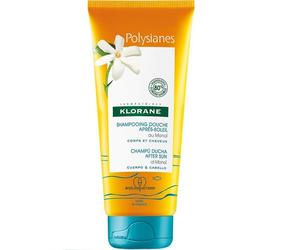After Sun Shampooing Gel for Hair + Body, Klorane Polysianes, with Organic Taman