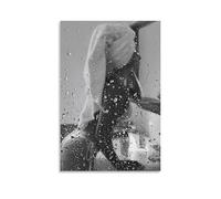 After The Bath Black And White Posters for Room Aesthetic Canvas Wall Art Bedroom Decor24x36inch(60x90cm)