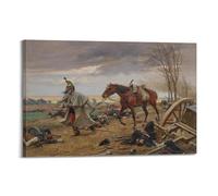 After The Battle - Apres La Bataille - Paul Louis Narcisse Grolleron - Napoleonic Wars Poster Decorative Painting Canvas Wall Posters And Art Picture Print Modern Family Bedroom Decor Posters 16x24inc