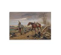 After The Battle - Apres La Bataille - Paul Louis Narcisse Grolleron - Napoleonic Wars Poster Decorative Painting Canvas Wall Posters And Art Picture Print Modern Family Bedroom Decor Posters 12x18inc