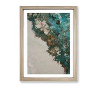 After The Hunter Abstract Framed Print | A2 Oak Framed Wall Art | Ready to Hang | Abstract Fantasy Picture | Living Room Bedroom Lounge Office