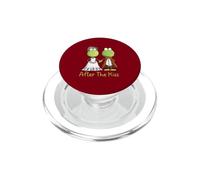 After The Kiss Frog Wedding Couple Fairytale Design PopSockets PopGrip for MagSafe