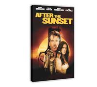 After The Sunset Movie Poster Canvas Poster Wall Art Decor Print Picture Paintings for Living Room Bedroom Decoration 20x30inch(50x75cm)