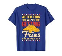 After This We're Getting Fries, Transfer Day, Pineapple IVF T-Shirt, Men, Royal Blue, 3X-Large