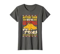After This We're Getting Fries, Transfer Day, Pineapple IVF T-Shirt, Women, Asphalt Grey, Large
