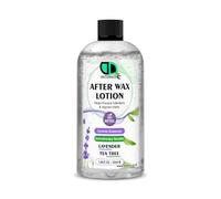 After Wax Lotion with Lavender & Tea Tree Oil - Soothes & Calms the Skin, Hydrates & Nourishes, Prevents Ingrown Hairs & Bumps, Speeds Up Skin Healing, Cooling Sensation For All Skin Types (50ml)
