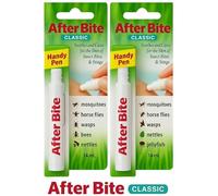 AfterBite Classic Insect Bite Relief Pen - 2 Pack (14ml) | Fast Itch & Sting Relief for Mosquito, Midge, Wasp & Bug Bites | Travel-Friendly First Aid Treatment for Adults & Kids