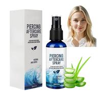 Aftercare Spray,Ear Care Mist,Cleaning Aftercare Fluid for Ear,Ear Pie-rcing Cleaning Solution,Pie-ecing Bump Treatment,Saline Solution Spray,Suitable for Ears, Nose & Navel,Remove Unpleasant Odors