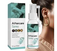 Aftercare Spray,Gentle Ste/rile Sal/ine Spray for Ear,Pie/rcing Cleaning Solutions,Sal/ine Solution Pie/rcing,Ear Care Mist,Aftercare Fluid Cleaner for Ears and Nose,Soothing Mist for Ears
