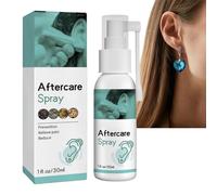 Aftercare Spray,Sal/ine Spray,Cleaning Solution for Ear Hole,Cleaning Solutions,Sal/ine S/olution Spr/a/y,E/ar Hole C/leaner,Ea/r Cl/eaner,Clea/ning Aftercare Fluid for Ea/r,30ml