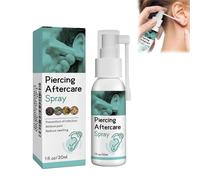 Aftercare Spray,Saline Spray,Sterile Saline Spray,Saline Solution Spray,Cleaning Aftercare Fluid for Ear,Aftercare Fluid Cleaner,Soothing Mist,Suitable for Ears, Nose, Tongue, Navel,Ear Care Mist