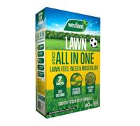 Aftercut All In One Complete Lawn Feed Weed and Moss Killer Lawn Treatment 80m² Box