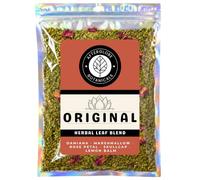Afterglobe Original Herbal Blend | Marshmallow Leaf, Lemon Balm, Skullcap & Rose | Pre-Ground & Low-Stem Loose Leaf | Herbal Tea (30g)