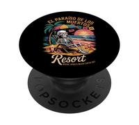 Afterlife Beach - Spirits Never Leave - Día de los Muertos PopSockets Adhesive PopGrip