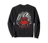 Afterlife - Best Life - Funny Devil Halloween Costume Sweatshirt