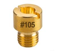Aftermarket Carburetor Main Jet Kit with Main Measuring Hole Nozzle Replacement for Stable Fuel Flow (#105)