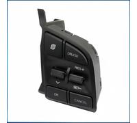 Aftermarket Cruise Control Switch For Hyundai Tucson 2015-2019, 96720-D3200-4X Black Plastic Steering Wheel Button