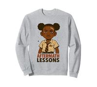 Aftermath Lessons Tough Girl Art Statement Sweatshirt