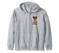 Aftermath Lessons Tough Girl Art Statement Zip Hoodie