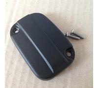 AfterMokit Front Brake Fluid Reservoir Cap Right Caliper Master Cylinder Cover for Harley Electra Glide Road King Ultra Classic Ultra Limited Street Glide Road Glide Heritage Softail Plain Black