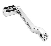 AfterMokit Replacement Aluminum Hollowed Out Toe Shift Lever with Chrome Skull Shifter Peg for Harley Davidson FL Softail 1986 and Up Touring Models 1988 and Up Trike Models 2008 and Up