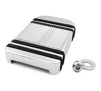 AfterMokit Replacement Brake Pedal Pad for Harley Davidson Dyna Wide Glide 1993 and up FL Softail 1986 and up Touring Models 1980 and up Chrome