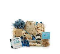 Afternoon Cream Tea Hamper | Luxury British Gift Basket with Scones, Rodda's Clotted Cream, Award-Winning Jam & Fudge | Reusable Woven Tray
