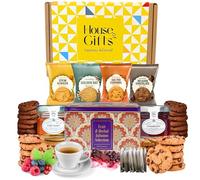 Afternoon Fruit Tea Hamper Gift Set With Biscuits, Strawberry Jam & Honey - Biscuit Hampers Gift Set For Sharing, Birthdays Or Thank You - Elegant Tea And Biscuits Hamper For Grandparents