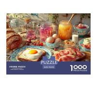 Afternoon Tea 1000 Piece Jigsaw Puzzles for Adults Challenge High Difficulty Food Home Decoration Creativity & Gift Giving 70x50cm/1000pcs