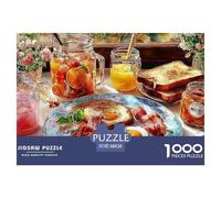 Afternoon Tea 1000 Piece Jigsaw Puzzles for Adults Challenging Game Food Home Decoration Creativity & Gift Giving 38x26cm/1000pcs