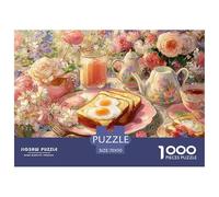 Afternoon Tea 1000 Piece Jigsaw Puzzles for Adults Challenging Game Food Home Decors Creativity & Gift Giving 70x50cm/1000pcs