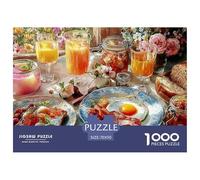 Afternoon Tea 1000 Piece Jigsaw Puzzles for Adults Challenging Games Food Home Decoration Creativity & Gift Giving 70x50cm/1000pcs