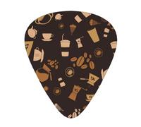 Afternoon Tea Acoustic GuitarGuitar Picks 12 Pcs, Electric Guitar Essential Thick And Thin Guitar Plectrums Students 0.46 0.96 0.71 Mm