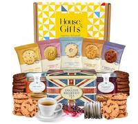 Afternoon Tea & Biscuit Hamper Gift Set with Strawberry Jam, Pure Honey & Biscuits - British Hampers for Women, Men or Grandparents - Biscuit Gift Box for Sharing, Birthdays, or Thank You