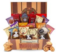 Afternoon Tea Hamper for 2 - English Tea Gift Set Bundle Contains Luxury Teabags, Biscuits, Jams & Preserves. Hamper Gifts for Women, Men & Couples