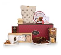 Afternoon Tea Hamper for 2 - Fruit Cake Hamper with Shortbread Biscuits, Fudge, Breakfast Tea, and Cookies - Luxury Food Hampers for Her, Gift Hamper for Mum, Birthday Hampers for Men - by Hay Hampers
