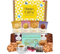 Afternoon Tea Hamper Gift Set Includes British Buttery Biscuits Traditional English Teabags Strawberry Jam Orange Marmalade & Luxury British Snacks