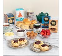 Afternoon Tea Hamper with Fudge Large | Cream Tea, Scones, Jam, Clotted Cream Gift Set | Birthday Gifts for Women, Men, Christmas, Thank You, Family