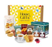 Afternoon Tea Hamper With Scones Mix, 40 Tea Bags, Jam and Traditional Scottish Shortbread & Biscuits | Cooking Food gift For Mum, Dad, Grandparents