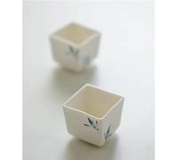 Afternoon Tea Set 2pc/Set Kung Fu Tea Set 50ml Hand-Painted Butterfly Orchid Ceramic Cup White Porcelain Quartet Master Petal Bowl Tea Sets